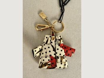 Authentic Dolce & Gabbana Leather Trench Coat Bag Charm Keyring BNIB Rare