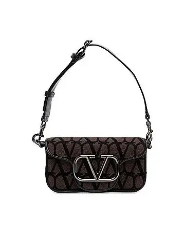 Valentino Small Toile Iconographe VLogo Loco Satchel