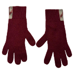 Red Cashmere Burberry Gloves