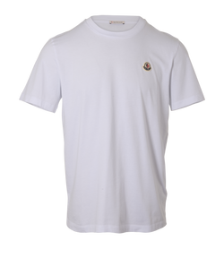 Moncler Logo T-shirt, Mens, White, Sz XL 2*