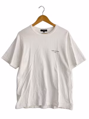 Tシャツ/L/コットン/WHT/無地/hk-t009//