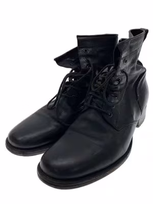 レースアップブーツ/39/BLK/レザー/B1113//