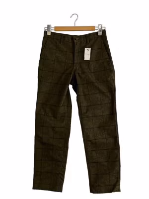 ストレートパンツ/XS/ポリエステル/KHK/チェック/db-p023//