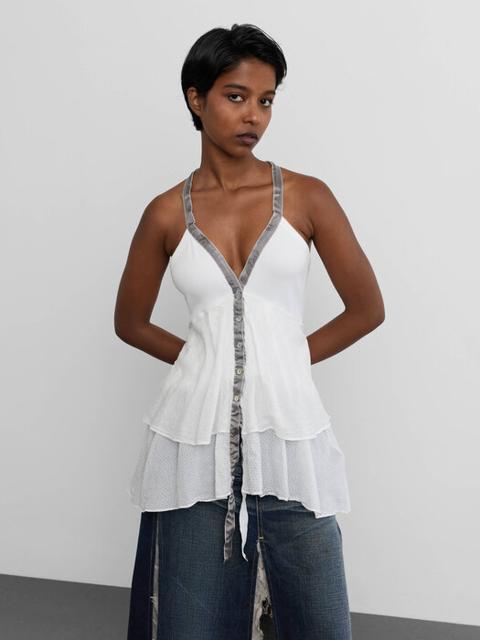 Cop Copine Layered Halter Top