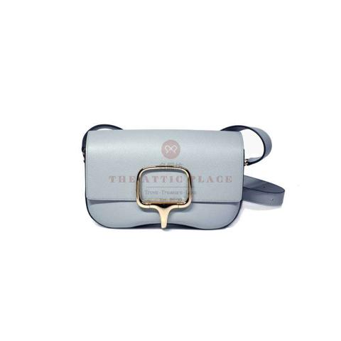 Hermes Sac Della Cavalleria Elan Bleu Glacier Veau Epsom Leather Gold Hardware W Stamp