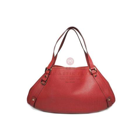 Gucci 130736 Red Calfskin Abbey Hobo Document Shoulder bag