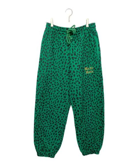 WACKO MARIAワコマリア）の古着「LEOPARD HEAVY WEIGHT SWEAT PANTS」｜グリーン