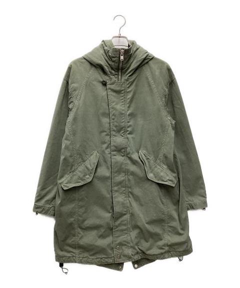 nonnativeノンネイティブ）の古着「TROOPER HOODED COAT COTTON WEATHER WITH GORE-TEX」｜オリーブ