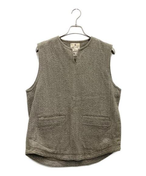Snow peakスノーピーク）の古着「TAKIBI C/W Serge Vest」｜ブラウン