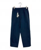 nanamicaナナミカ）の古着「ALPHADRY Wide Easy Pants ワイドイージーパンツ」｜ネイビー