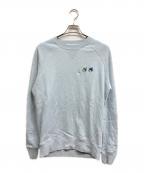 maison kitsuneメゾンキツネ）の古着「DOUBLE FOX HEAD SWEAT」｜ブルー