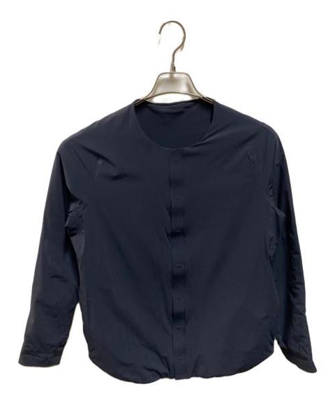 DESCENTE ALLTERRAINデザイント オルテライン）の古着「PERFORATED INSULATION SHIRT」｜ネイビー