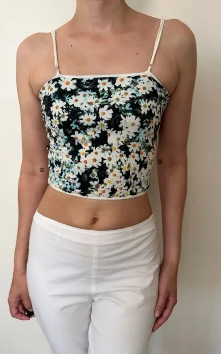 Dolce & Gabbana 90’s Daisy Crop Top
