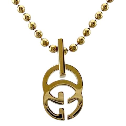 グッチ GGランニング ネックレス 18金 K18イエローゴールド レディース GUCCI 中古 美品