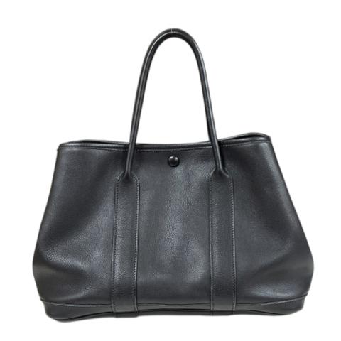 エルメス ガーデンツイリーTPM ハンドバッグ ヴォースイフト ブラック レディース HERMES 中古