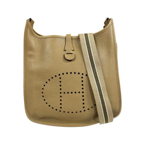 エルメス エヴリンII PM トリヨン ショルダーバッグ トリヨン ベージュ レディース HERMES 中古