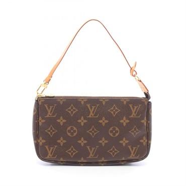 LOUIS VUITTON Pochette Accessoires Handbag Pouch M51980 Monogram canvas Used LV