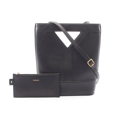 SAINT LAURENT PARIS Y-Bucket Small Shoulder Crossbody Handbag 808224 leather
