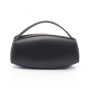 LOEWE Handbag leather Black GHW Used Women