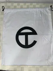 Telfar White Drawstring Dust Bag