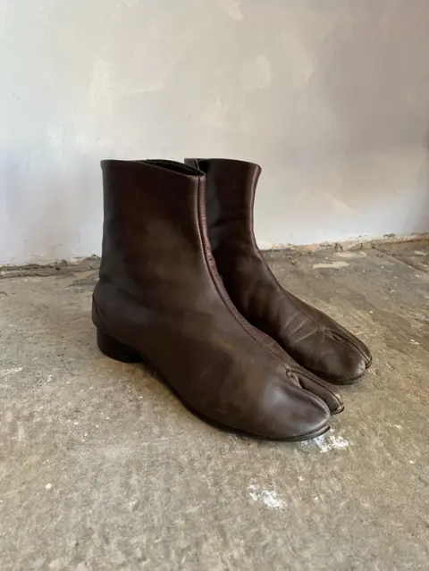 Maison Martin Margiela 1997 Tabi leather boots