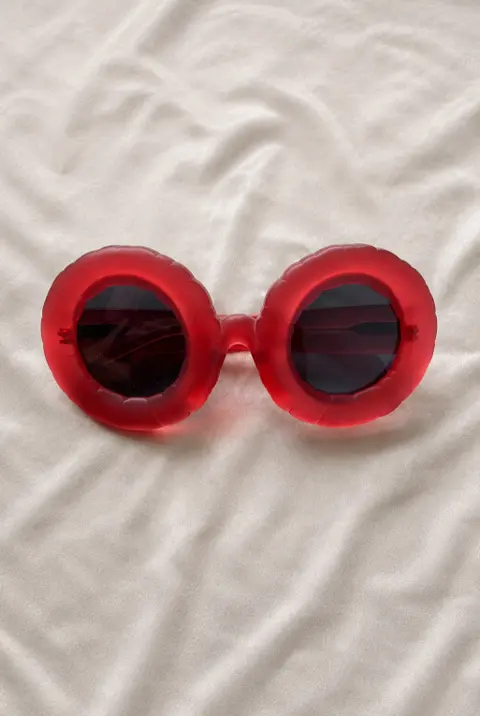 Jeremy Scott x Linda Farrow "Inflatable Pool Float" Sunglasses