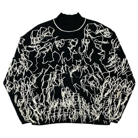 Hidden Crocodile Cotton Sweater
