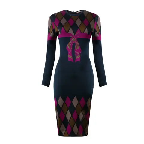 AZZEDINE ALAÏA F/W 1992 Runway Ribbon Dress XS