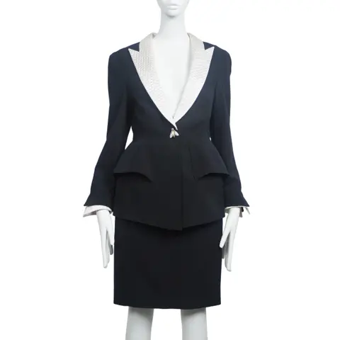 THIERRY MUGLER S/S 1997 “Les Insectes” Suit with Fly Embellishment FR42
