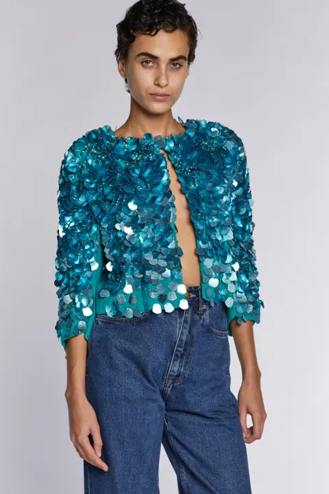 Dries Van Noten Sequinned Bolero A/W 2020