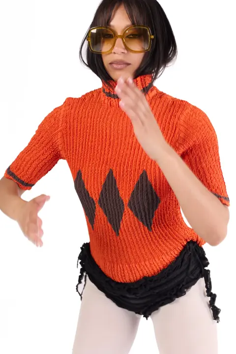 90s peplum yoshiki hishinuma top