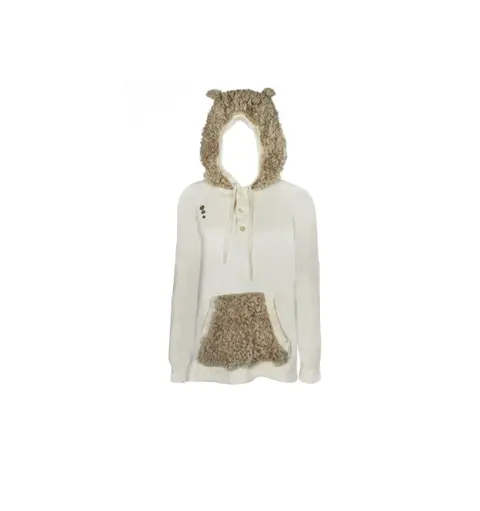 Issey Miyake Mercibeaucoup Fur Bear Hoodie