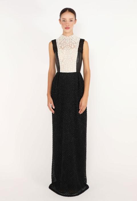 Embellished Lace Column Dress, F/W 2013
