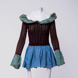 Jean Paul Gaultier SS2001 Runway Net Taffeta dress