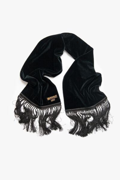 Loro Piana Schal mit Fransen in Schwarz