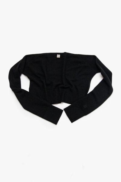 Toteme „Sleeve Scarf“ Schal aus Kaschmir in Schwarz