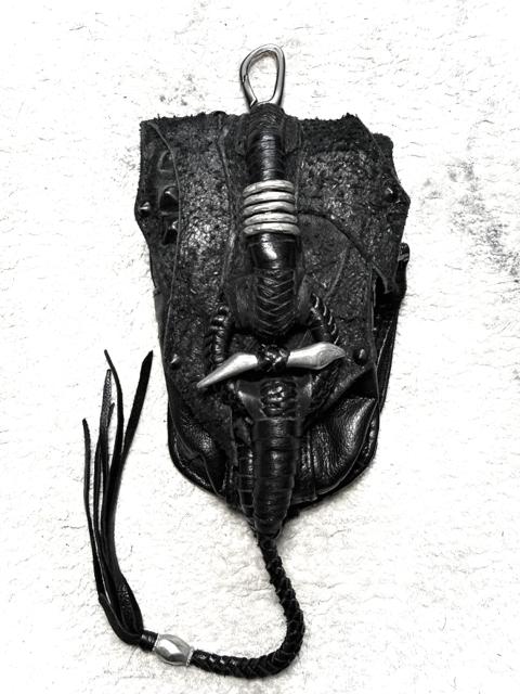 Kmrii - Previous Generation Distressed Leather “Killer” Cigarette/Coin Pouch