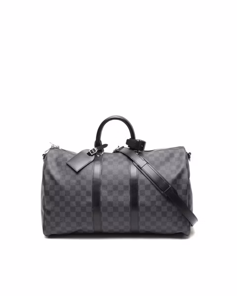 Damier Graphite Keepall 45 Bandoulière Weekend Bag