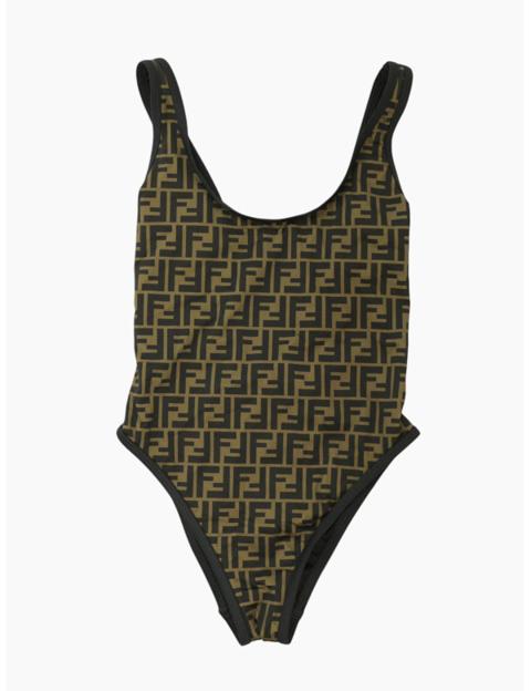 Fendi Reversible One-Piece Monogram Swimsuit Size 34
